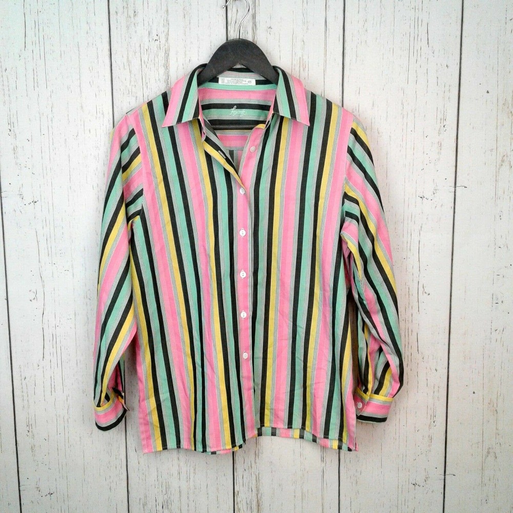 FOXCROFT Wrinkle Resistant Colorful Button Down 8